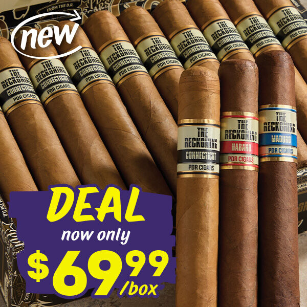 The Reckoning by PDR Cigars Intro Deal for ONLY $69.99/box