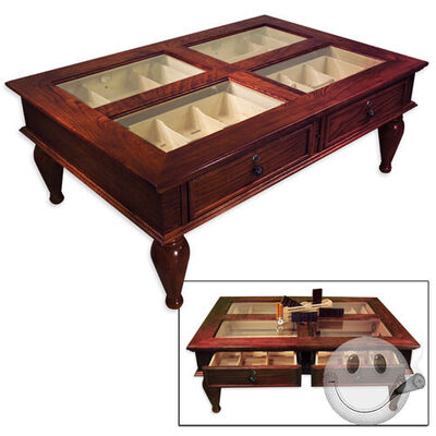 Coffee Table Mahogany Humidor