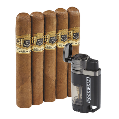 Hoyo Excalibur And Cigar Lighter Combo