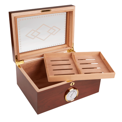 Bally II Glass-Top Humidor