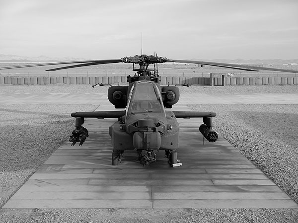 One of the Pennsylvania Army National Guard&rsquo;s AH-64D Attack Helicopters in Afghanistan
