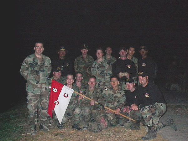 Spur candidates and cadre of C troop, 3-6 Cavalry Regiment after the "Spur Ride" ceremony at MPRC in the Republic of South Korea.