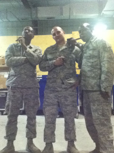Chris, Kiel, and Garry in Afghanistan