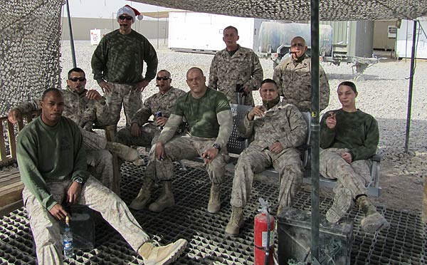 Avionics Division MALS 16 FWD Afghanistan 12/25/2010. "Merry Christmas and Happy New Year!"