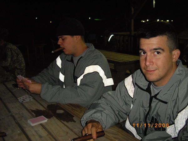 Cards and cigars at the Mudhouse