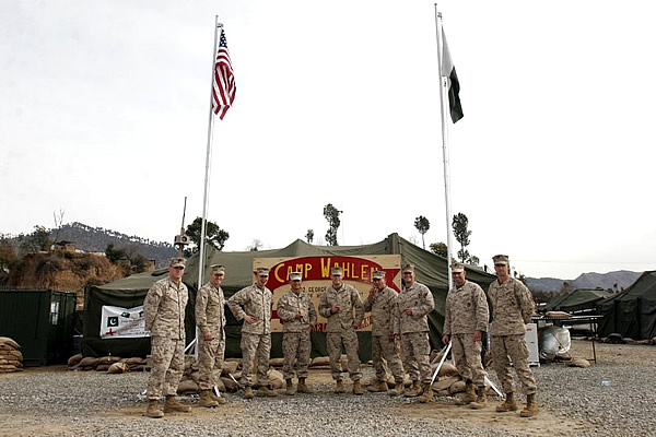 US Marines and sailors in the North West Frontier Province of Pakistan, deployedin support of Pakistani friends and allies at the foothills of the HimalayanMountains. They&rsquo;ve treated more than 23,000 patients in response to thedevastating earthquake that hit Pakistan on 8 Oct. 2005.