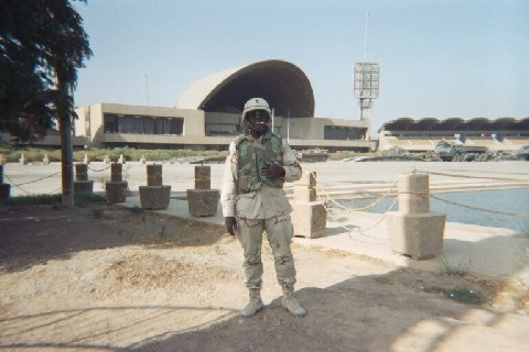 SFC Johnson Bagdad Iraq OIF#1 Bco 2/69 AR 3ID 3rd BDE Fort Benning GA Kelly Hill.