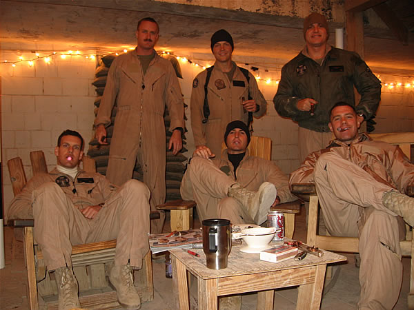 Huey and Cobra Pilots of HMLA-169 in Iraq.