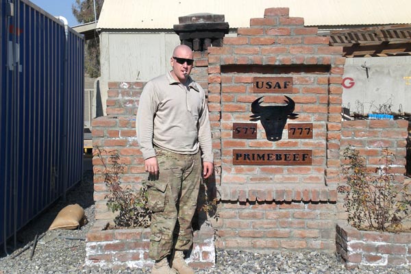 "I just wanted to say thank you for your awesome customer service, and great cigars. The one I am smoking in this picture is an Obsidian Shorty in Afghanistan! That was a great tasting cigar." -TSgt Robert Fitte