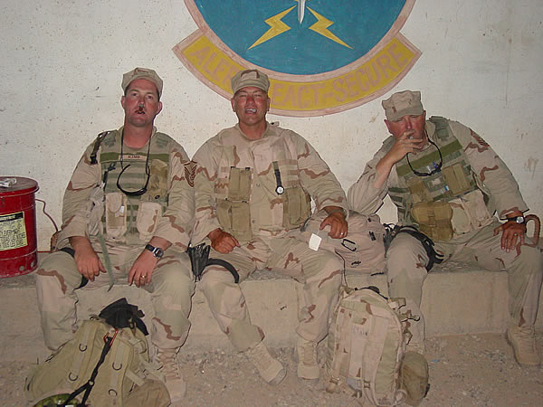 MSgt King, MSgt Mack, and MSgt Shoemaker.
