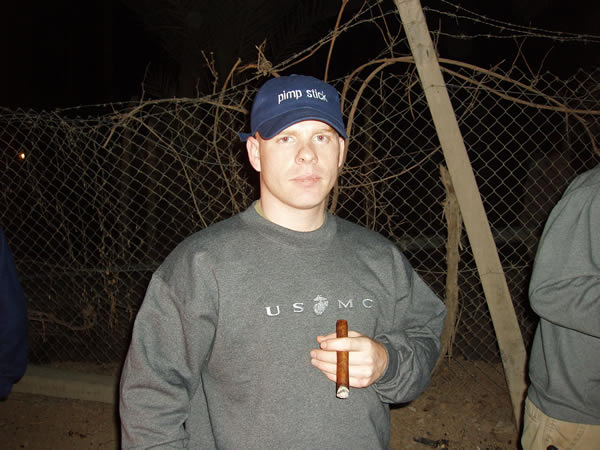 Sgt. Jason Smith, Marine Security Guard Detachment in Baghdad, Iraq.