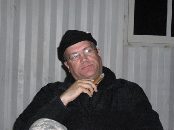 Chaplain David Nutt of COB Speicher, Iraq.