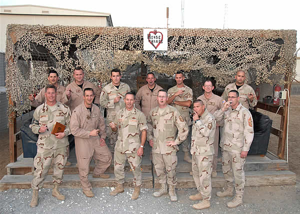 Members of the U.S. Air Force at an undisclosed location enjoying some cigars from CI on Thanksgiving Day.