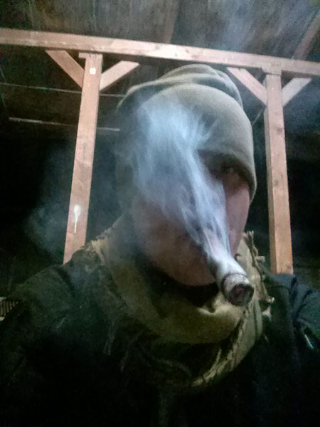 203d ICTC "enjoying some GREAT cigars from CI in Afghanistan."