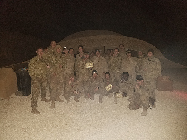 Soldiers and Leaders of Bandit Troop, 1-1 CAV, 2/1 AD enjoying a fine selection of tobacco.