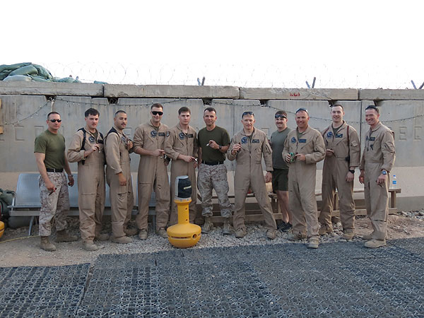 Marines from VMGR-252 Det A. in Afghanistan. "Semper Fidelis"